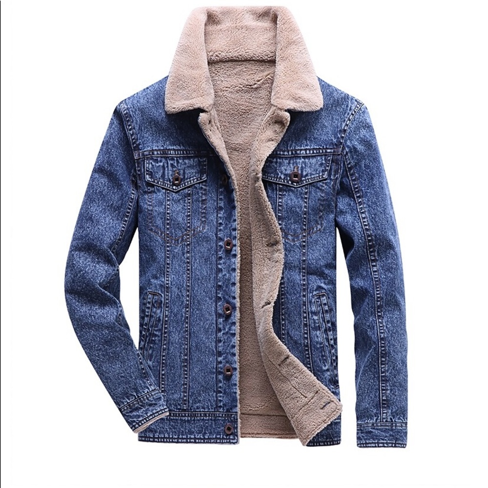 OEM men’s casual winter jeans jacket